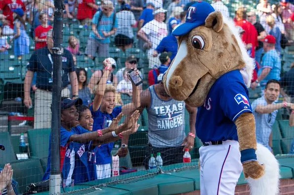 Texas Rangers Mascot Fan Mail Address